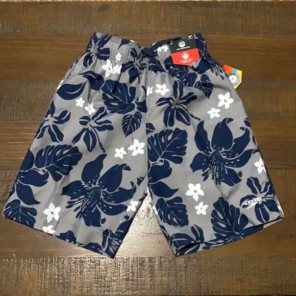 Speedo - Boys - Hawaiian - Swim Trunks - Size XS - 6/7 - NWT! - Picture 1 of 3